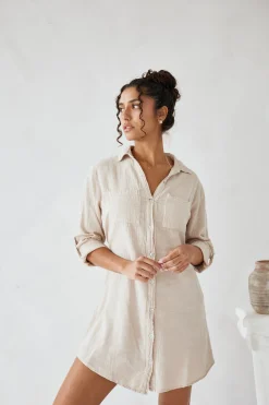 Blanco By Nature Cabana Shirt Dress><noscript><img width=