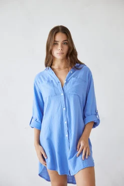 Blanco By Nature Cabana Shirt Dress><noscript><img width=