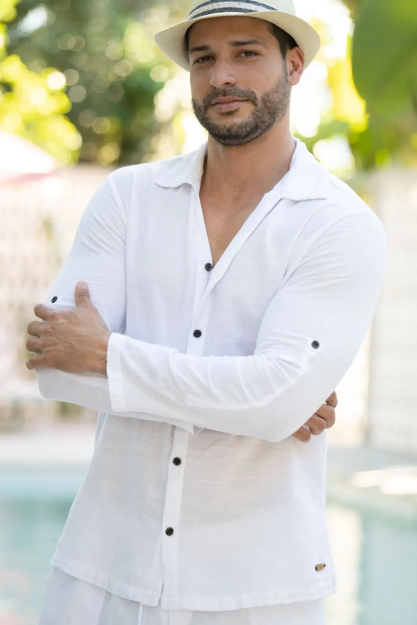 Blanco By Nature Capri Classic Long Sleeve Top> Shop Men