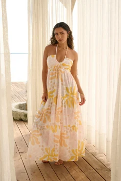 Blanco By Nature Carlotta Maxi Dress>Women Dresses|Prints