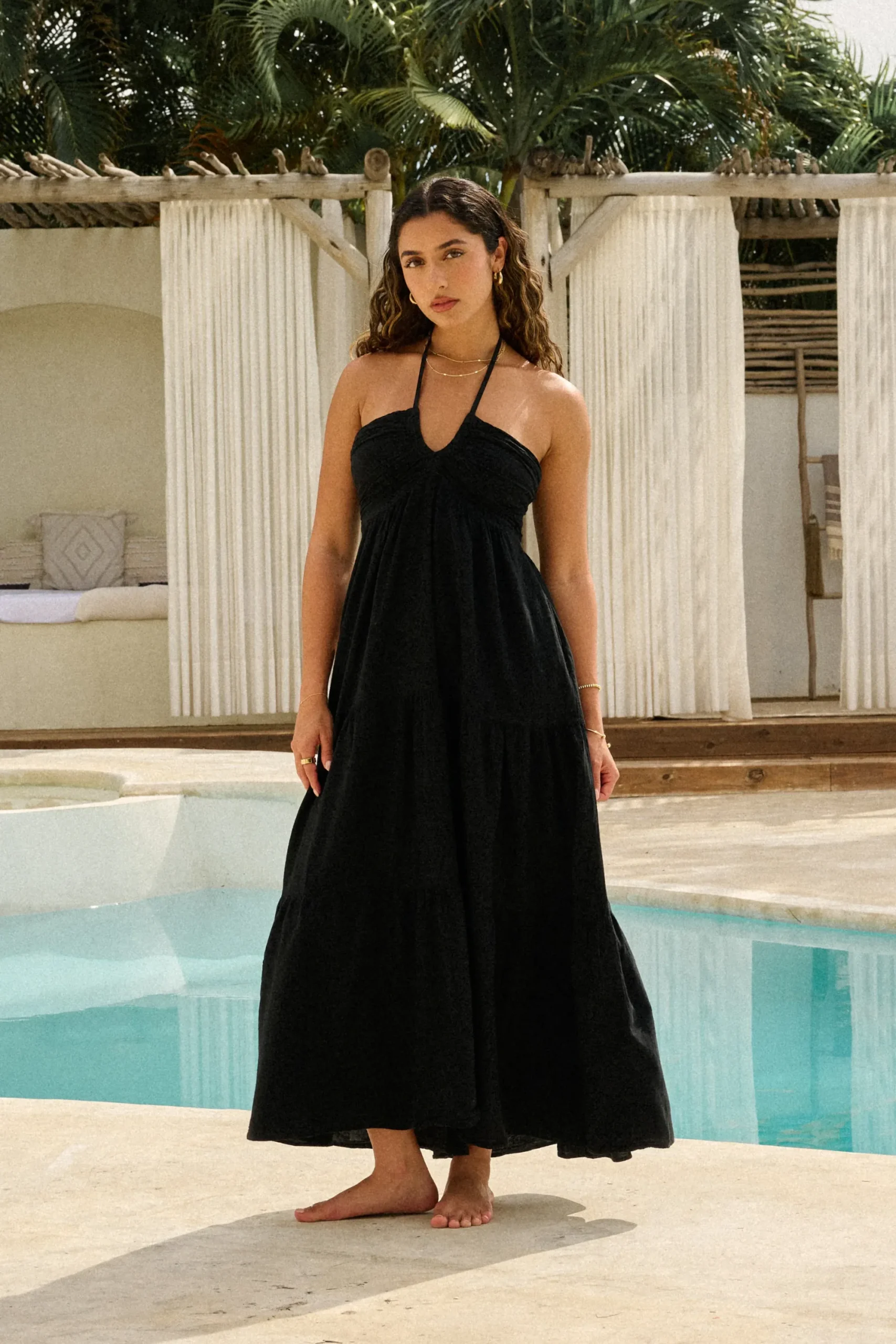 Blanco By Nature Carlotta Maxi Dress>Women Dresses|Prints