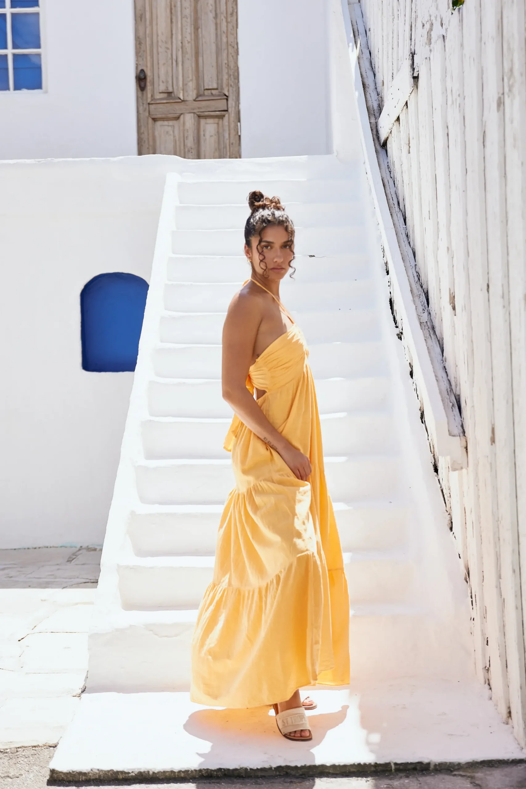 Blanco By Nature Carlotta Maxi Dress>Women Dresses|Prints