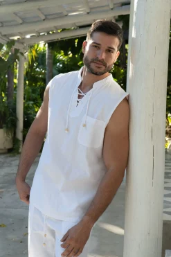 Blanco By Nature Daytona Sleeveless Shirt> Shop Men