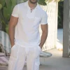 Blanco By Nature Rhode Collared Lace Shirt> Shop Men