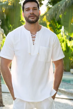Blanco By Nature Vero Classic Lace Shirt> Shop Men