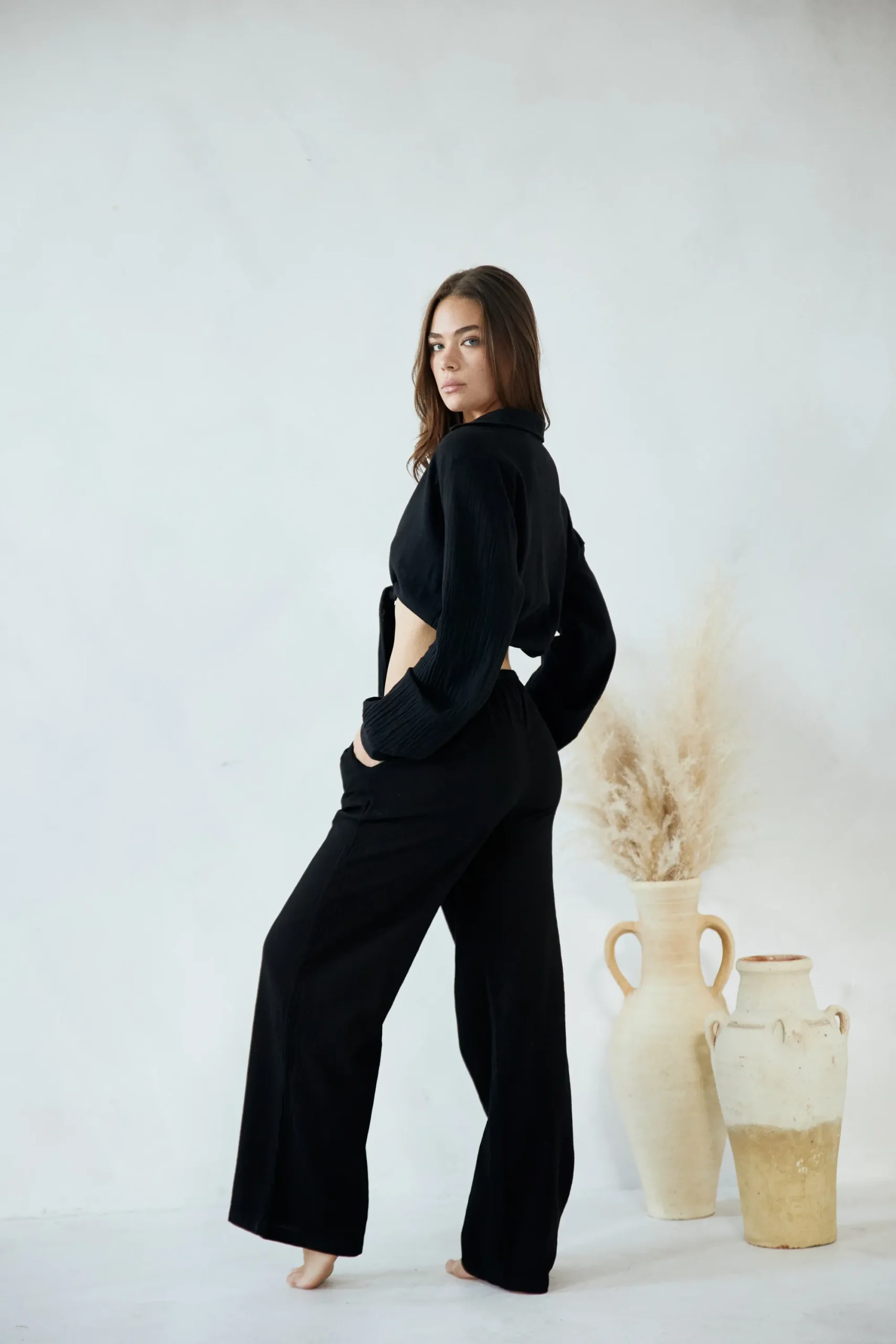 Blanco By Nature Zaya Top Black>Women Cover Ups|Tops